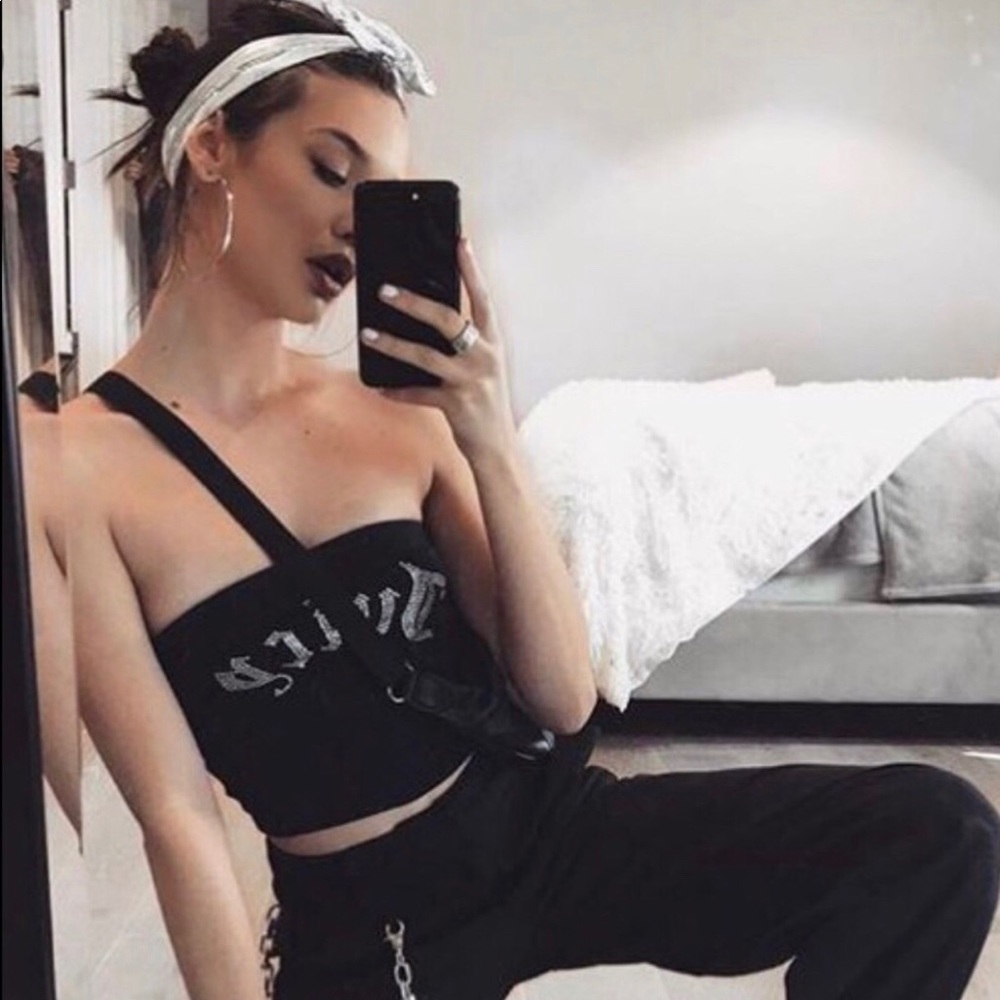 Juicy Couture Gothic Crystal tube top - Picture 3 of 8